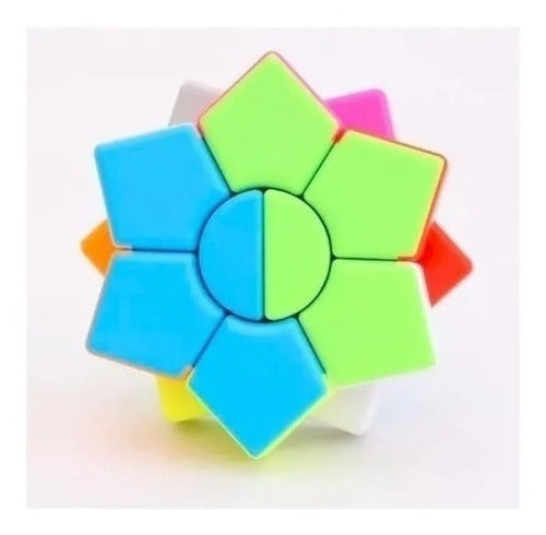 Trekashop Cubo Magico Flor O Estrella Cube World 2 Niveles 6 Cm 1