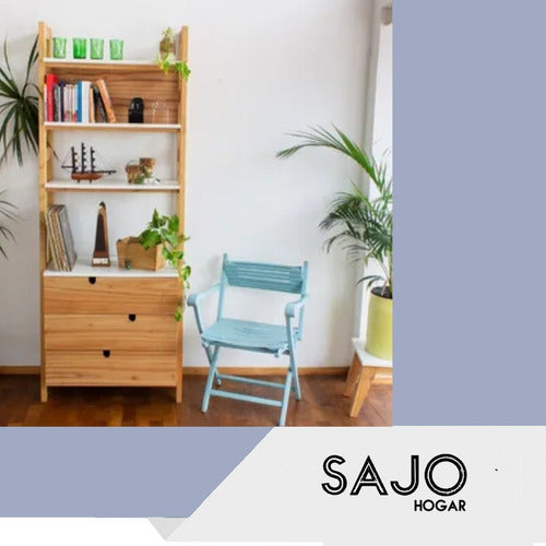 Sajo Nordic Pine Stool and Bench Combo 75 cm 5