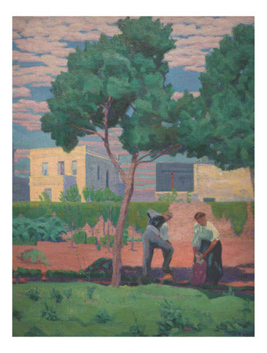 Carmelo De Arzadun - En La Quinta - 1915 - Lámina 45x30 Cm. 0