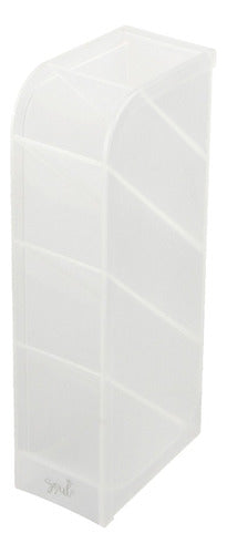 Desk Makeup Organizer with 5 Cubicles BRW: White 2