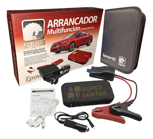 Arrancador Multifuncion Jump Starter Equus Epower65 0