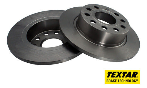 Textar Brake Discs for VW Beetle Golf Scirocco Vento Rear Maci 1