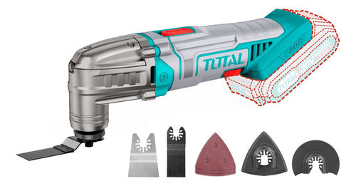 Sierra Inalámb. Multifunción Oscilante Total 20v - A Batería 0