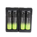 4pcs 5800mah 18650 Batería Recargable Li-ion 3.7v Baterías + 2