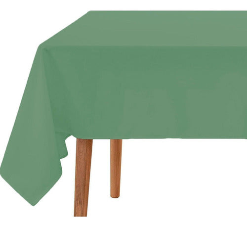 Tropical Mechanical Anti-Stain 2.00x2.00 Tablecloth in Various Colors 15