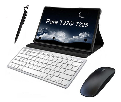 Melhor Capa Para Tablet A7 Lite 8.7 T225 Com Teclado + Mouse 0