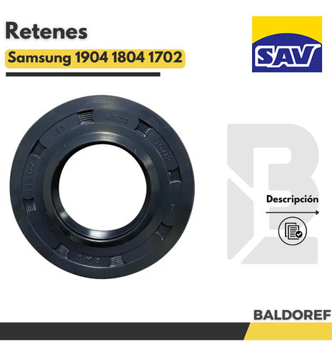 Reten Para Eje Lavarropas Samsung Wf 1904 1804 1702 1