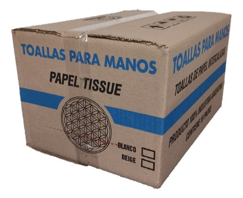 Toallas Papel Intercaladas P Manos Caja 10paq Blancas Envios 4