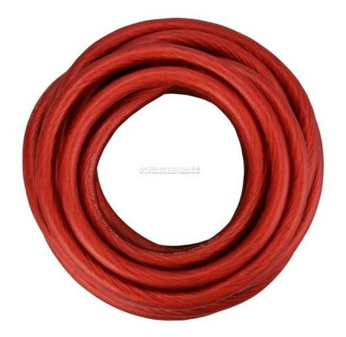 25 Pies 1/0 Calibre Gran Tamaño Awg Rojo Tierra Cable Coche 3