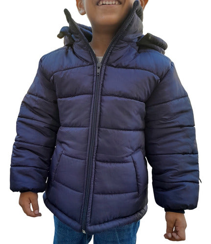 Vi-mar Campera Azul Marino Con Polar Escolar Niños 0