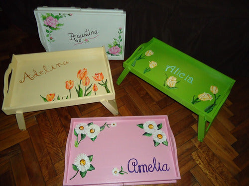 Custom Hand-Painted Breakfast Trays 14