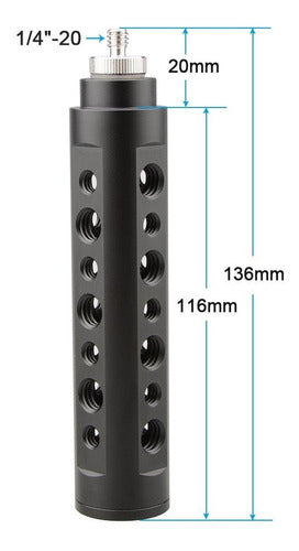 CAMVATE Aluminum Alloy Camera Handle Grip Stabilizer for Digital SLR Cameras (Black) 1