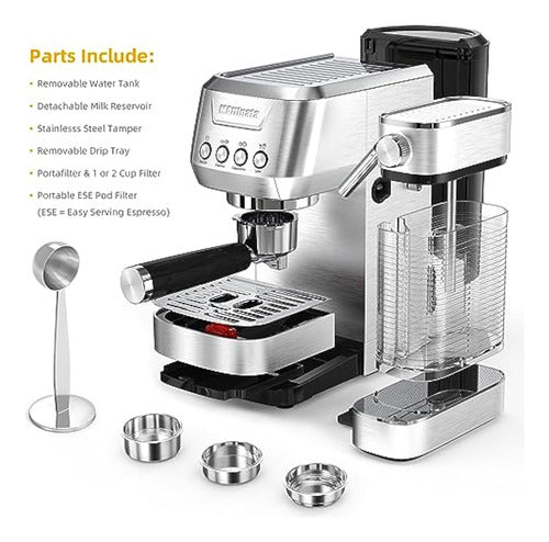 Mattinata Espresso Machine, Cappuccino Maker 4