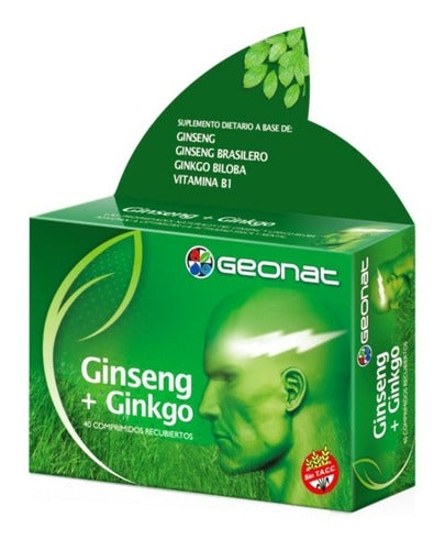 Geonat Ginseng + Ginkgo Biloba - 40 Comprimidos 0