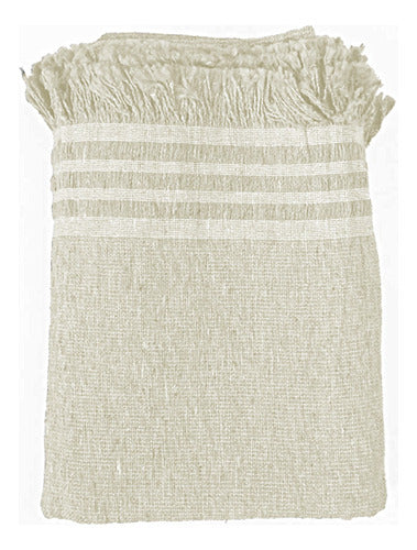 Dombielyy Rustic Summer Blanket in Natural Color, 2 1/2 Plaza 0