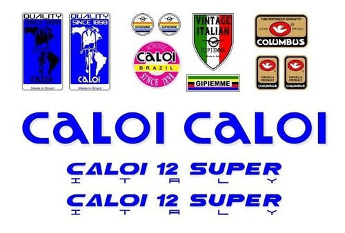 Adesivo Para Caloi 12 Super Italy Branca - Frete Grátis 0