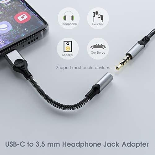 Zooaux USB C to 3.5mm Headphone Jack Adapter 1