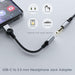 Zooaux USB C to 3.5mm Headphone Jack Adapter 1