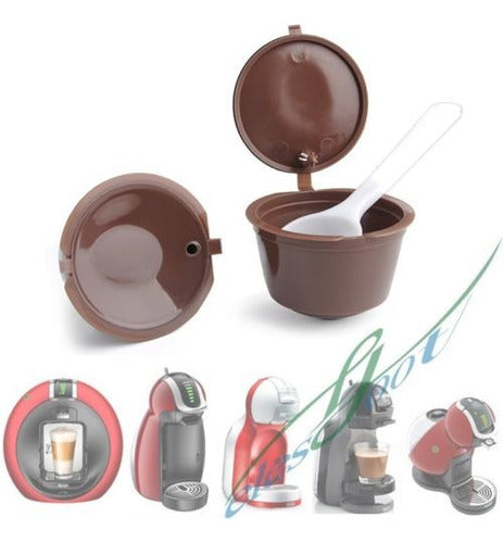 4 Cápsulas De Café Reutilizables Recargables Pod Cup Para Ne 3