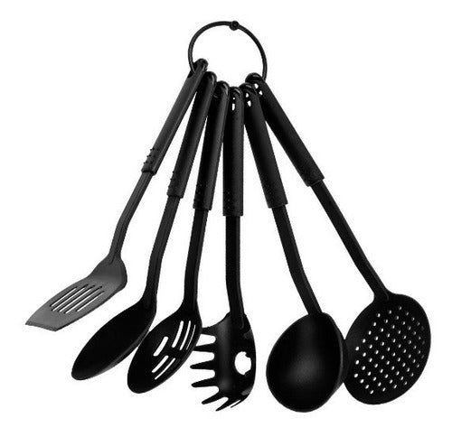 Take It Set 6 Utensils Nylon Spatula Ladle for Ceramic Teflon 0