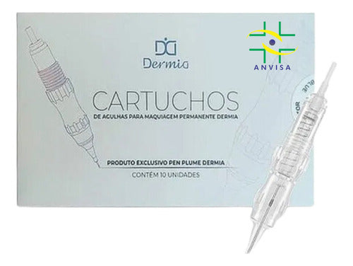 10 Agulha Encaixe Fácil Cartucho 0,3mm 1rl Easy Click Anvisa 0