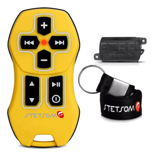 Controle Sx Universal Amarelo Longa Distância Som Automotivo 0