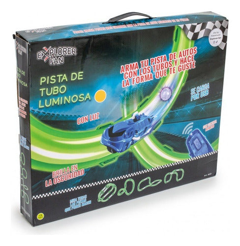 Pista Luminosa Explorer Fan 20 Pzs Con Remoto Casa Valente 0