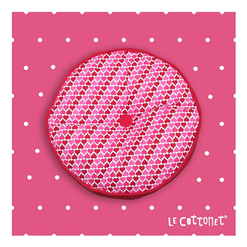 Exclusive Round Decorative Cushions by Le Cottonet for Chairs 154