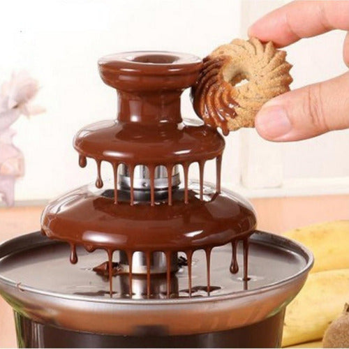 Máquina Fondue Profissional Chocolate Fonte  Elétrica 220v 1