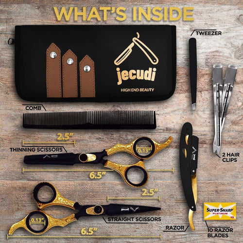 Kit De Tijera Para El Pelo, Acero Inoxidable/de 6,5 In 1