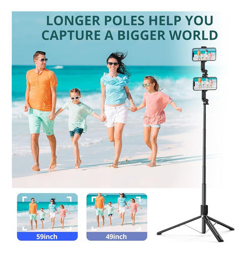 Atumtek Tripod Selfie Stick 59" 1