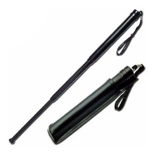 Baston Tonfa Extensible Acero Defensa Personal + Funda X 2 U 2