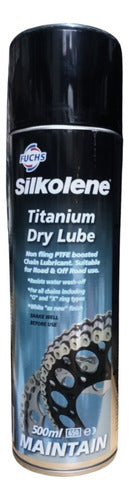 Silkolene Lubricant Chain 500ml Titanium Drylube Asmotopar 0