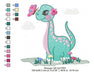 Embroidery Machine Design Matrix Dinosaurs Girl Butterfly 3889 3