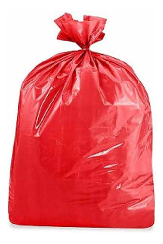 Cacique Red Waste Bags 45x60cm 30mic x 50 Units (Code: 3145) 0