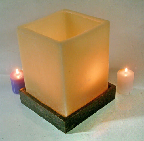 Velas Inti Pc1520 - 1 Fanal Cuadrado 15x20cm Maxima Luminosidad 0