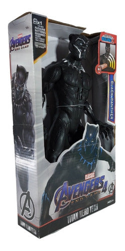 Boneco Pantera Negra Articulado Vingadores 30cm Com Som 6