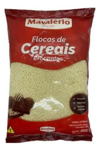 Kit C/3 Flocos De Cereais Crocantes 400g Mavalério 1