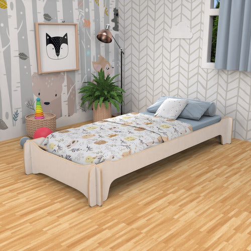 Montessori Bed 1.90 x 0.90m, Reversible, Evolutionary 1