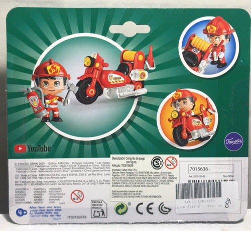 Pinypon Action Moto Bombero C/fig 15636 Sobreruedasjuguetes 1