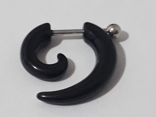 Acrylic False Spiral 6mm with Surgical Steel Passant, Each! 5