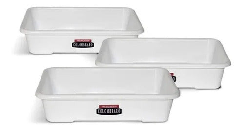 Colombraro Plastic Trays Pack of 3 N3 Granja 45x32.5x10.5 1