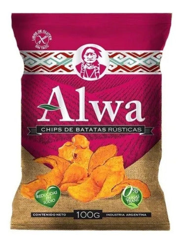 Alwa Natural Sweet Potato and Potato Chips - 10 Units 3