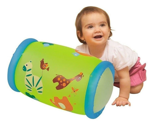 GymTonic Rolo Cilindro Sonido Inflable Psicomotricidad Transparente 0