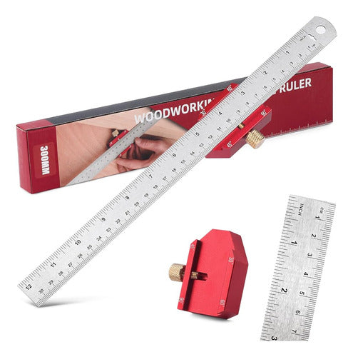 Slerft Woodworking Rule, M Marking Gauge Stop Rule 0