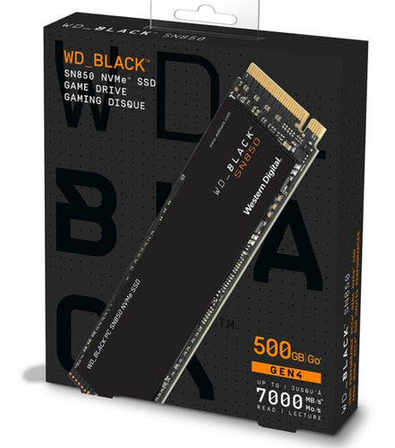 Disco Solido Ssd 500gb Western Digital M.2 Nvme Sn850 Tranza 0