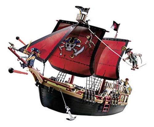 Playmobil 70411 Pirates Large Floating Pirate Ship 6