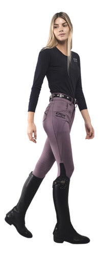 OSX QG Women's Riding Breeches with Fullgrip and Lycra Cuffs 9