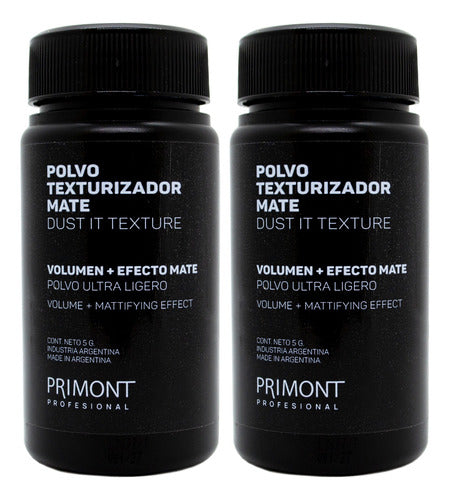 Primont Kit X2 Texturizing Powder Matt Dust It Volume 0