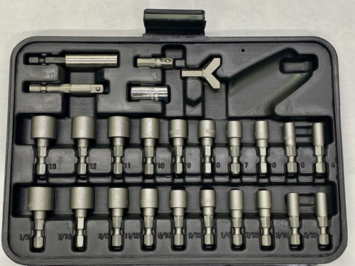 122-Piece Interchangeable Bits Set with Magnetic Adapter Socket 1